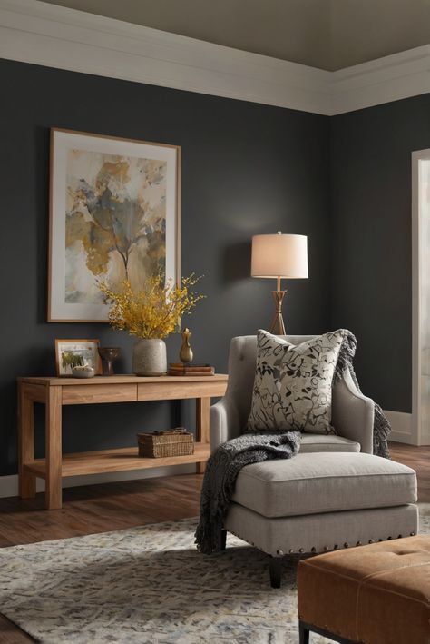 Step into the world of interior design with Behr's Cracked Pepper! Discover our bold and beautiful 2024 shade, perfect for updating your space. #Ad #homedecor #homedesign #trendgirlApartment #Painthome #interiorarchitecture Wall Colors Green Room Colors
Bright Room Colors
Apartment Renovation
Home Remodeling
Modern Paint Colors
2024 Fall Wall Paint Colors, Cracked Pepper Living Room, Behr Chimney Paint Color, Bold Living Room Paint Color Ideas, Living Room Paint Color Ideas Behr, Cracked Pepper Behr Paint Accent Wall, Cracked Pepper Bedroom, Interior Paint Colors 2024, Behr Cracked Pepper Paint