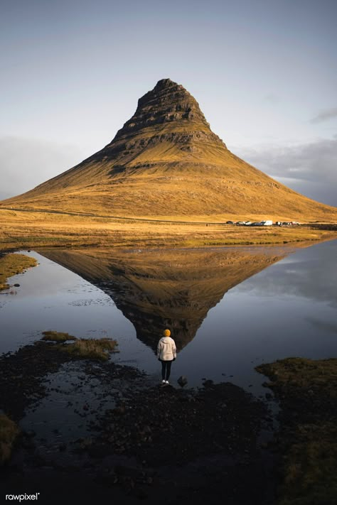 Female traveler at Kirkjufell mountain, Iceland | premium image by rawpixel.com / Jack Anstey Iceland Inspo Pics, Iceland Photoshoot Ideas, Iceland Instagram Pictures, Iceland Photo Ideas, Iceland Photo Spots, Iceland Couple Photography, Iceland Travel Photography, Iceland Pictures, Iceland Resorts