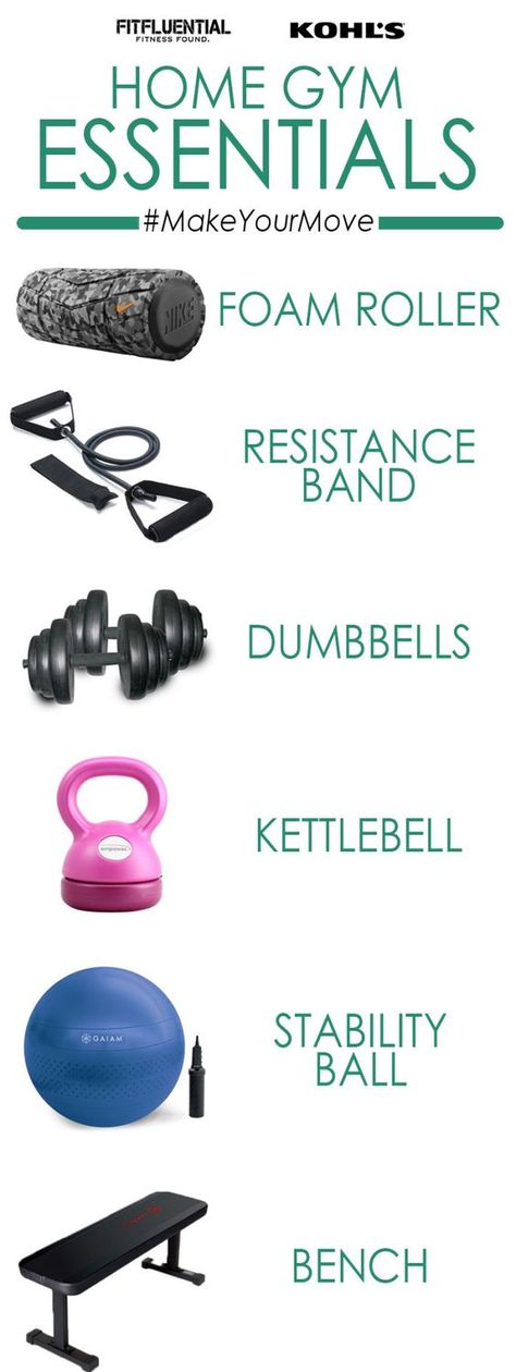 Home Gym Essentials. Click the image for links to the gym equipment! Simple Home Gym, Gym Diary, Fitness Studio Training, Home Gym Essentials, Workout Room Home, Gym Antrenmanları, Basement Gym, Gym At Home, Home Gym Ideas