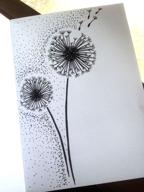 Arte Doodle, Couple Drawing, Pencil Drawing Tutorials, A Dandelion, Art Drawings Sketches Pencil, Kraf Diy, Ink Drawings, Art Drawings Sketches Creative, Pencil Art Drawings