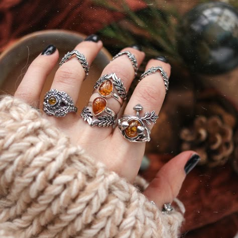 Witchy Rings, Boho Nature, Wishbone Ring, Bohemian Ring, Witchy Fashion, Boho Jewellery, Jewelry Website, Ring Stack, Bohemian Rings