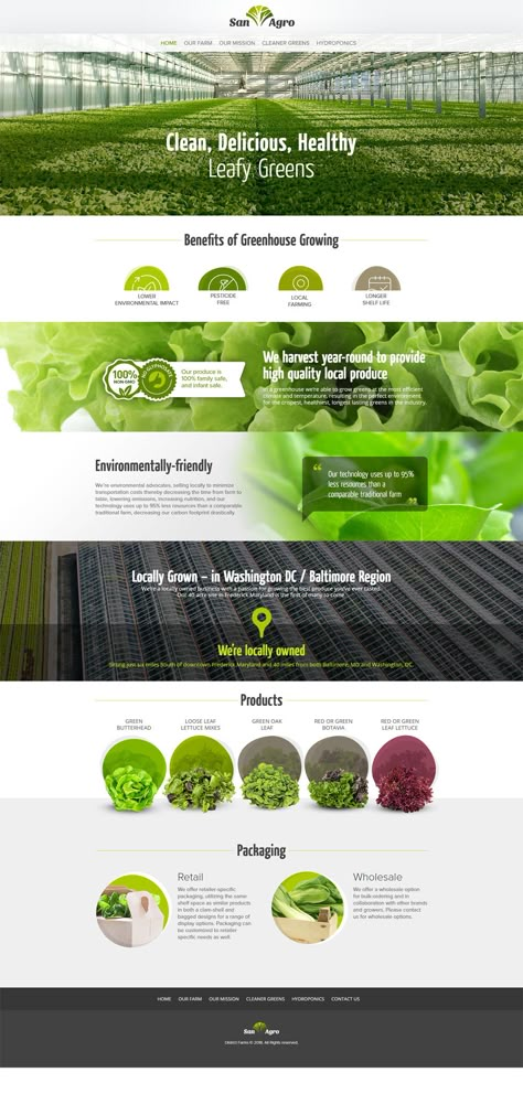 Farm Website Design, Leafy Greens Benefits, Farm Website, Wordpress Tutorial, Agriculture Design, Agriculture Business, Farm Business, Agriculture Education, Ui Design Website