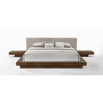 Eastern King - Platform bed: Modern, Contemporary, Queen, King, Leather, Black, White, Grey, Best, Buy - 2020 Grey Platform Bed, Platform Bed King, White Platform Bed, Low Profile Bed, Bed Price, Modern Platform Bed, Bed King, King Platform Bed, Cushion Headboard