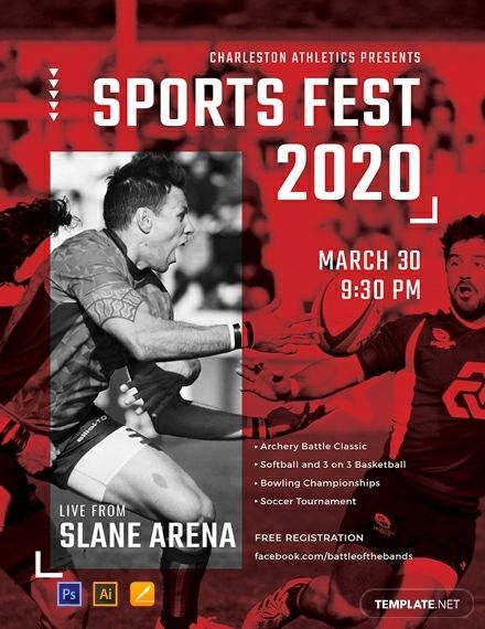 Free Sports Event Poster Template Sports Event Poster, Sport Event Poster, Photographer Templates, Event Poster Template, Poster Template Free, Sports Templates, Poster Template Design, Sport Banner, Sports Event