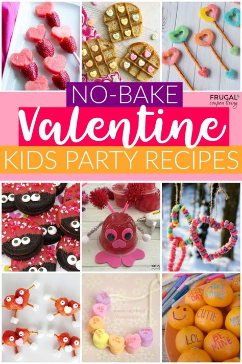 Preschool, Elementary Classroom Ideas and Valentine parties, we have the best No-Bake Edible Valentine's Day Crafts (that incorporate food!) These Valentine's Day recipes are perfect for little hands and older hands alike! #FrugalCouponLiving #nobake #valentinesday #valentine #foodcrafts #recipesforkids #kidsrecipes #valentinesdayrecipes #valentinesdayparty #valentinesdaycrafts #preschoolcrafts #craftsforkids #valentinesdayclassparty #classroomparty #classparty #preschoolparty Crafts With Food, Elementary Classroom Ideas, Valentine's Day Food, Valentines Snacks, Baking Crafts, Best Edibles, Book Drawing Ideas, Valentinstag Party, Scratch Book