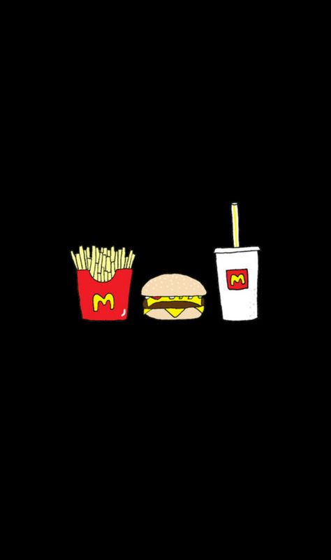 @linaphat Mcdonalds Wallpaper Drawing Mcdonalds Background, Cute Mcdonalds, Mcdonalds Wallpaper, Mcdonalds Aesthetic, Mcdonald's Aesthetic, Free Mcdonalds, Wallpaper Drawing, Food Backgrounds, Food Wallpaper