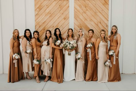 Bridesmaid Dresses - copper and champagne Gold Shades Bridesmaid Dresses, Rust Champagne Bridesmaid Dresses, Orange And Champagne Bridesmaid Dresses, Terracotta Silk Bridesmaid Dresses, Dusty Gold Bridesmaid Dresses, Champagne Tones Bridesmaid Dresses, Fall Bridesmaid Dresses Champagne, Bridesmaid Dress Champagne Gold, Champagne Orange Bridesmaid Dresses