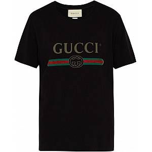 Gucci Black Distressed Fake Logo T Shirt For Men | Gucci T Shirt Mens,  Black Gucci Shirt, Gucci T Shirt