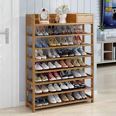 Shoe Storage Hallway, Wood Shoe Rack, Shoe Hanger, Bamboo Shoe Rack, Wooden Shoe Racks, Shoe Rack Living Room, Shoe Organizers, Shoe Storage Shelf, Shoe Rack Organization