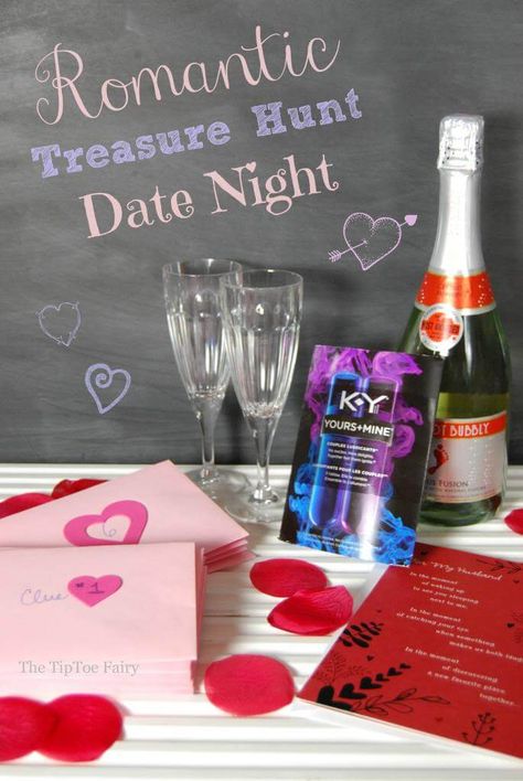 Want to surprise your husband, wife, boyfriend, girlfriend or significant other? See how I created a Romantic Treasure Hunt for my husband for a date night for Valentine's Day. So much fun! Romantic Treasure Hunt, Romantic Scavenger Hunt, Creative Date Night Ideas, Surprise Date, Surprise Boyfriend, Day Date Ideas, Birthday Surprise Boyfriend, Surprises For Husband, Creative Dates