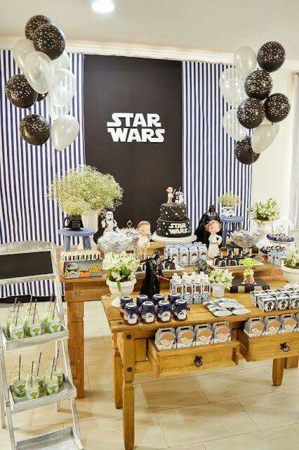 Star Wars Kids Party, Decoracion Star Wars, Lego Star Wars Party, Star Wars Baby Shower, Star Wars Theme Party, Star Wars Party Ideas, Star Wars Birthday Party, Star Wars Wedding, Birthday Star