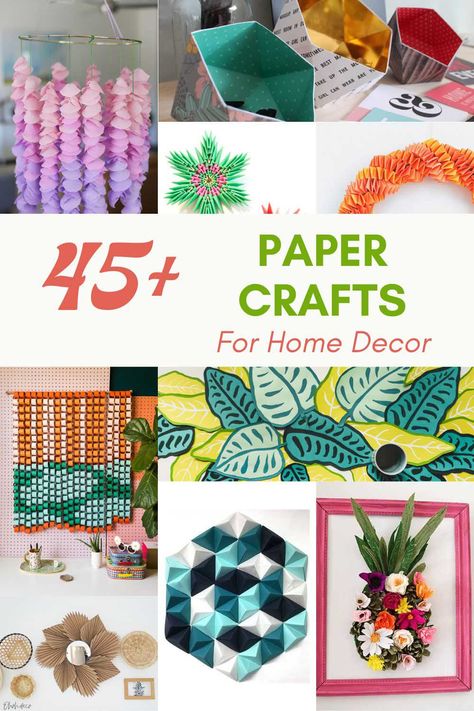 Crafts For Home Decor, Paper Umbrellas, Paper Wall Art, Paper Flower Bouquet, Diy Origami, Craft Tutorial, Paper Flowers Diy, Easy Paper Crafts, Paper Crafts Cards