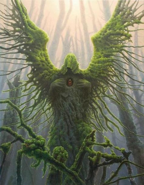 The angel of nature Nature Spirits, Forest Spirit, Gods Goddesses, Have Inspiration, Surrealism Painting, Mythological Creatures, Green Man, Gods And Goddesses, An Angel