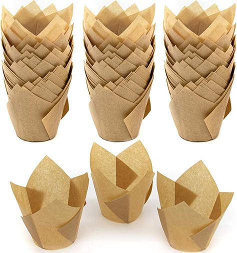 Tulip Cupcake Liners, Apple Packaging, Cupcake Packaging, Muffin Papers, Muffin Liners, Cupcake In A Cup, Paper Liner, Golden Apple, Cupcake Pan