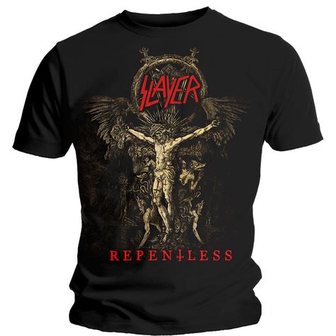 Metal Band Tees, Heavy Metal Shirts, Heavy Metal Shirt, Metal Shirt, Slayer Shirt, Metal Shirts, Power Metal, Mens Items, Thrash Metal