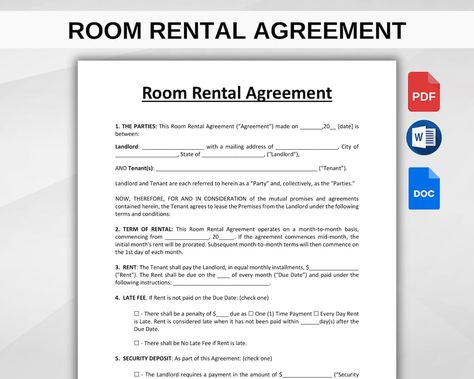 This Templates item by WiamDesignllc has 2 favourites from Etsy shoppers. Is dispatched from United States. Listed on 02 Sep, 2024 Rent Room, Room Rental Agreement, Rental Contract, Notary Business, Roommate Rooms, Room Mate, Tenancy Agreement, Rental Agreement Templates, Iphone Storage