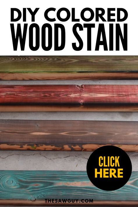 Colored Wood Stain, Homemade Wood Stains, Wood Finishing Techniques, Diy Wood Stain, Pallet Furniture Plans, Pallet Furniture Designs, How To Varnish Wood, Wood Finishing, Simple Woodworking Plans