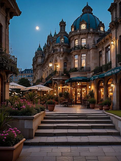 Most Beautiful Architecture, Beautiful City Aesthetic, Elegant Place, Hotel Outside Design, Fancy Buildings, Beautiful Architecture Aesthetic, Rich City, Luxury City, Pretty City