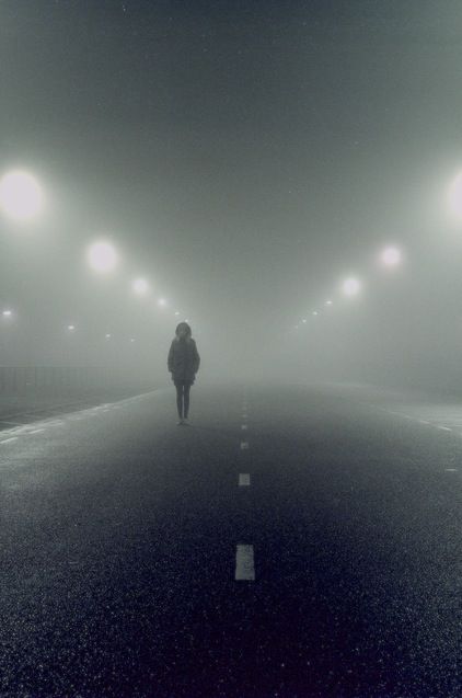 alone Christophe Jacrot, Misty Night, Street At Night, Street Lights, The Fog, Jolie Photo, Nina Dobrev, Story Inspiration, Dieselpunk