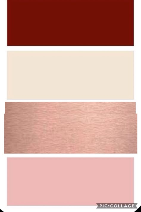 Burgundy, ivory, rose gold, and Blush wedding color swatch Smith wedding 2018 Gold And Blush Wedding, Burgundy Background Aesthetic, Blush Wedding Colors, Burgundy And Blush Wedding, Smith Wedding, Gold Wedding Colors, Wedding Burgundy, Palettes Color, Color Coordination