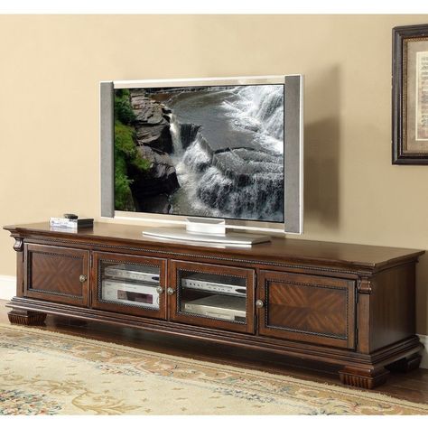 Low Profile Tv Console, Tv Table Classic, Traditional Tv Console, Tv Table Design, Classic Tv Table, Tv Table Ideas, Tv Console Ideas, T.v Table Design, Wood Tv Table