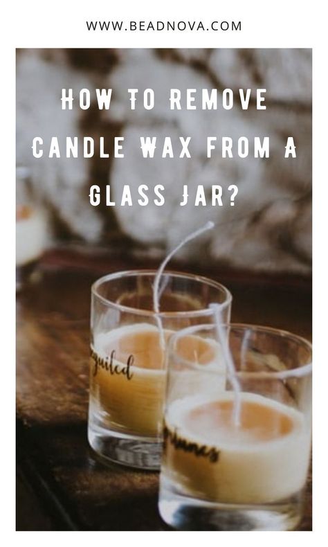 Crafting candles at home is fun – until you have to reuse glass jars for other projects. How many times have you struggled with doing a deep clean of a jar that has wax in it? We will teach you the correct way of cleaning these persistent wax stains today. #candlewax #diycandle #candle #wax #candlemaking #howto #removewax Diy Clean Burning Candles, How To Melt Wax Out Of Candle Jar, Get Wax Out Of Candle Jar, Remove Candle Wax From Jar, How To Melt Candle Wax In Glass Jar, How To Get Candle Wax Out Of Jars, How To Get Wax Out Of Candle Jars, How To Reuse Candle Jars, Clean Candle Jars