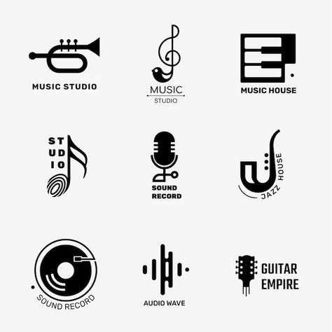 Singer Logo Design, Logo Musik, Singer Logo, Music Logo Inspiration, Jazz Logo, Music Note Logo, Theatre Logo, Music Logos, Musical Logo