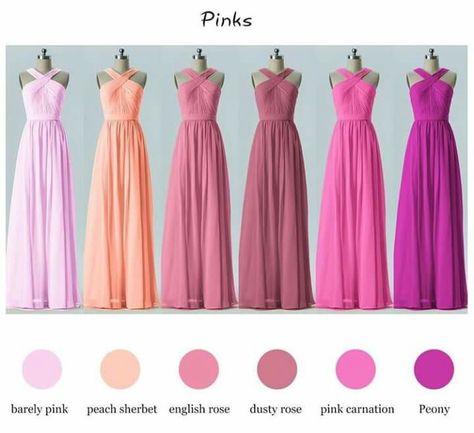 Bridesmaid Muslim, Magenta Bridesmaid Dresses, Fuschia Bridesmaid Dresses, Multicolor Wedding, Summer Wedding Ceremony, Coral Bridesmaid, Hot Pink Weddings, 27 Dresses, Products Ideas