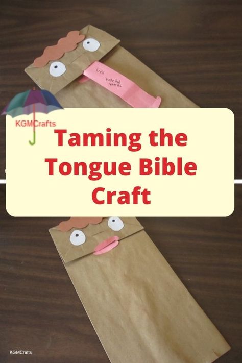 The taming the tongue Bible craft is fun and easy to make. Your Sunday school class will have fun while learning about this serious subject. Taming The Tongue Bible Craft, Mouth Craft Preschool, Tame The Tongue Craft, Taming The Tongue Craft, Mouth Craft, Taming The Tongue, Bible Help, Toddler Sunday School, Sunday School Projects