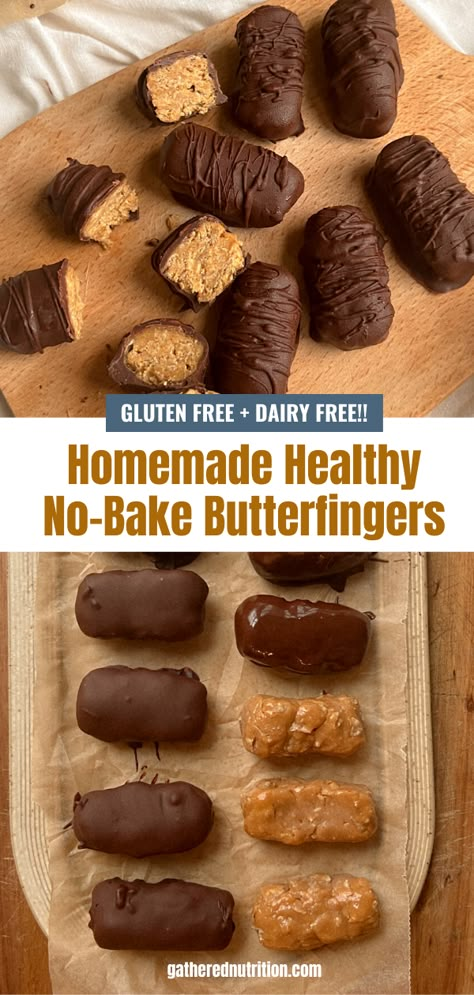 High Protein No Bake Energy Balls, Healthy Butter Fingers, Dairy Free Snacks Store Bought Walmart, Healthy Homemade Butterfingers, Healthy Yummy Deserts, Gluten And Dairy Free Candy, Healthy Homemade Treats, Savory Dairy Free Snacks, Simple Healthy Sweets