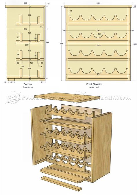 Build A Wine Rack, Wine Rack Plans, Wine Rack Design, Pallet Wine Rack, Wine Cellar Design, Wooden Wine Rack, Cellar Design, Woodworking Furniture Plans, Wood Wine Racks