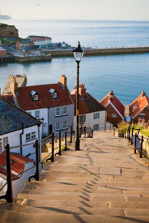 Including blustery peaks and impressive architecture, these are the prettiest spots in God's Own Country, Yorkshire Land Painting, Whitby England, Leeds England, Matte Paint, Yorkshire Dales, Seaside Towns, Beautiful Villages, Coastal Towns, England Travel