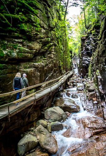 The Fabulous Flume Gorge Hike in Franconia Notch State Park Lincoln Nh, Flume Gorge, Franconia Notch, Bike Travel, New England States, Fall Vacations, Camping Places, Camping Destinations, Nature Hikes