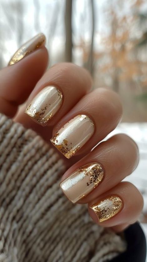 Gold Gel Nails, Gold Nail Designs, Gold Glitter Nails, Smink Inspiration, Gold Nail, Her Nails, Nail Designs Glitter, Bridal Nails, Fancy Nails