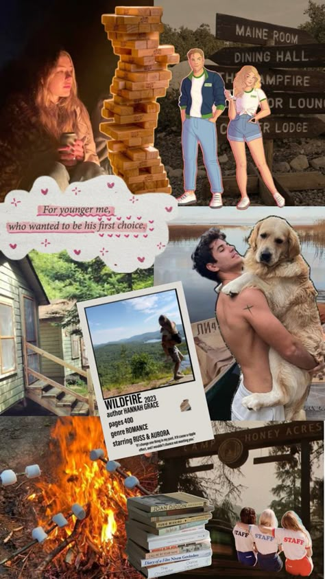 Collage of the romance novel Wildfire by Hannah Grace Book Aethstetic, Wildfire Book, Sport Romance, Hockey Sport, Reading Boards, Boys Of Tommen Series, Hannah Grace, Book Mood, Tbr Pile