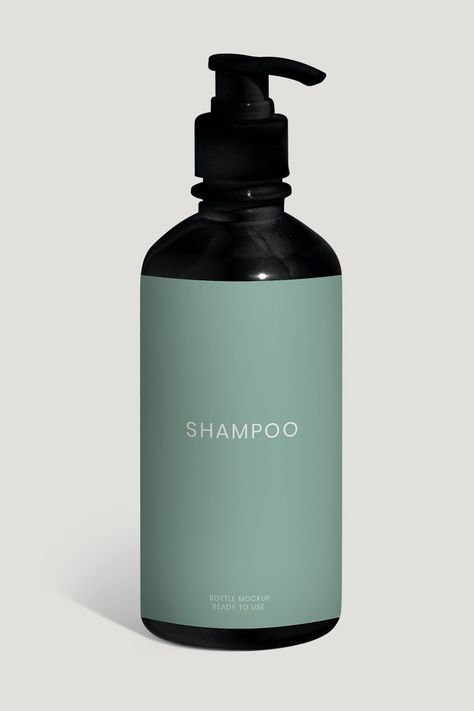 Black shampoo bottle mockup design | premium image by rawpixel.com / Chanikarn Thongsupa Shampoo Bottle Design Ideas, Hair Oil Bottle Packaging, Shampoo Bottle Design Packaging, Shampoo Product Shoot, Shampoo Label Design, Shampoo Bottle Design, Hair Packaging Design, Shampoo Packaging Design, Editorial Moodboard