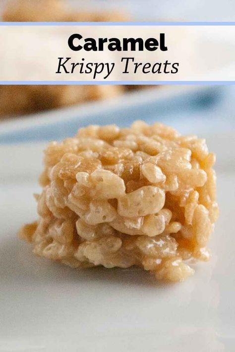 Rice Krispy Treat Recipe, Caramel Rice Krispie Treats, Cookie Butter Bars, Best Rice Krispie Treats Recipe, Fun Rice Krispie Treats, Recipe For Caramel, Krispy Treats Recipe, The Best Rice, Candy Creations