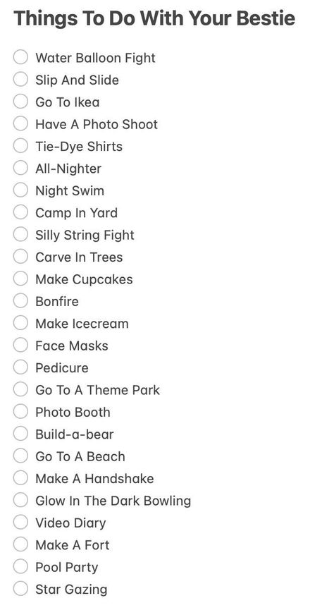 Things To Do With Your Bestie Outside, Impulsive Things To Do With Friends, Cute Things To Do For Your Friends, What To Do With Ur Bestie At Home, Things To Do With Your Bestie When You Are Bored, Thing To Do With Your Sister, Things Do Do With Your Bestie, Things To Do With Yo Bestie, Stuff To With Your Bff