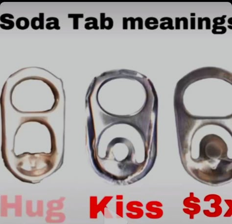 Can Top Meaning, Pop Tab Meaning, Can Tabs Meaning, Soda Tab Meaning, Can Tab Meaning, Tab Meaning, Can Tab Necklace, Soda Tab Necklace, Tab Necklace