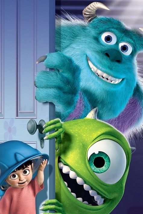 Monsters Inc Halloween Films, Dvd Cover, Pixar Films, Images Disney, Movies Worth Watching, Monsters University, Childhood Movies, Film Disney, Ladybird Books