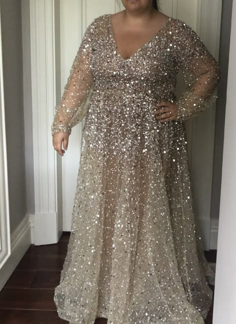 Evening Gown Wedding, Plus Size Ball Gown, Plus Wedding Dresses, Plus Size Sequin, Plus Size Wedding Gowns, Formal Evening Gown, Plus Size Gowns, Braut Make-up, Plus Size Formal Dresses