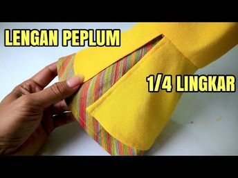 LENGAN PEPLUM 1/4 LINGKAR - YouTube Manset Lengan, Model Lengan, Salwar Neck Designs, Sewing Sleeves, Churidar Neck Designs, Kurti Sleeves Design, Designer Kurti Patterns, Neck Designs For Suits, Salwar Designs