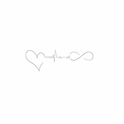 Heart Pulse Tattoo, Pulse Tattoo, Heartbeat Tattoo, Tattoo Heart, Heart Beat, Simplistic Tattoos, Heart Tattoo, Tattoo Design, Beauty Tips