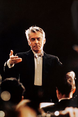 Herbert von Karajan. Johannes Brahms, Orchestra Conductor, Herbert Von Karajan, Leonard Bernstein, A Night At The Opera, Classical Musicians, Music Student, Music Cds, Music Composers