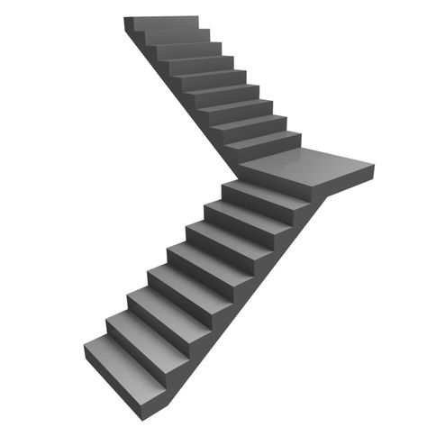 L Shaped Staircase Staircase L Shape, Staircase Design Drawing, L Shaped Staircase, Stair Drawing Architecture, Staircase Background, Stairs Graphic Design Illustration, Stairs Maquette, Surreal Staircase, L Shaped Stairs