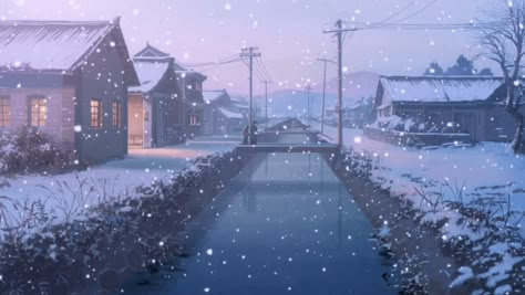 Winter Banner, Anime Snow, Gif Banners, Snow Gif, Gif Background, Gifs Anime, Aesthetic Gifs, Discord Banner, Anime Backgrounds