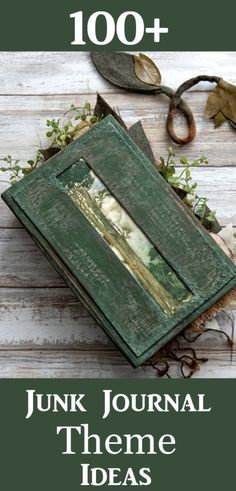 Junk Journal Theme List, Scrapbook Themes Ideas, Journaling Theme Ideas, Words For Junk Journals, Ideas For Junk Journals, Art Journal Theme Ideas, Themed Junk Journal Ideas, Goblincore Journal Ideas, Binding Junk Journals