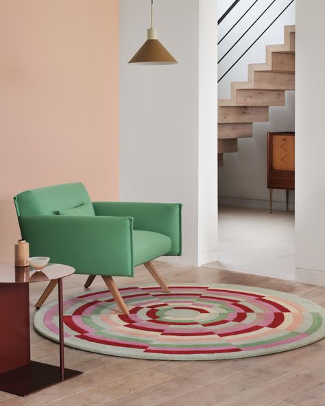 Graphic rugs from Floor Story are causing a cosmic eclipse | Wallpaper* Graphic Rug, Kids Flooring, London Design Festival, Home Inside, Artisan Rugs, Striped Rug, Dream Decor, Bedroom Carpet, Traditional Area Rugs