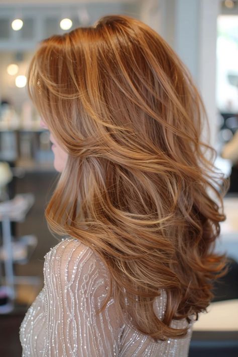 Short copper hair