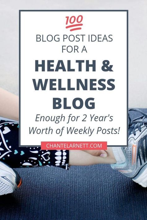 If you have a brand new health and wellness blog or you're just looking for some fresh health blog topics, read on for a list of 100 reader-focused health blog post ideas to write one (or even two) new blog posts for an entire year! via @chantel_arnett Health Blog Ideas, Write Ideas, Fitness Blogs, Wellness Activities, Stem Challenge, Wellness Coaching, Sport Nutrition, Health And Wellness Coach, Health Topics